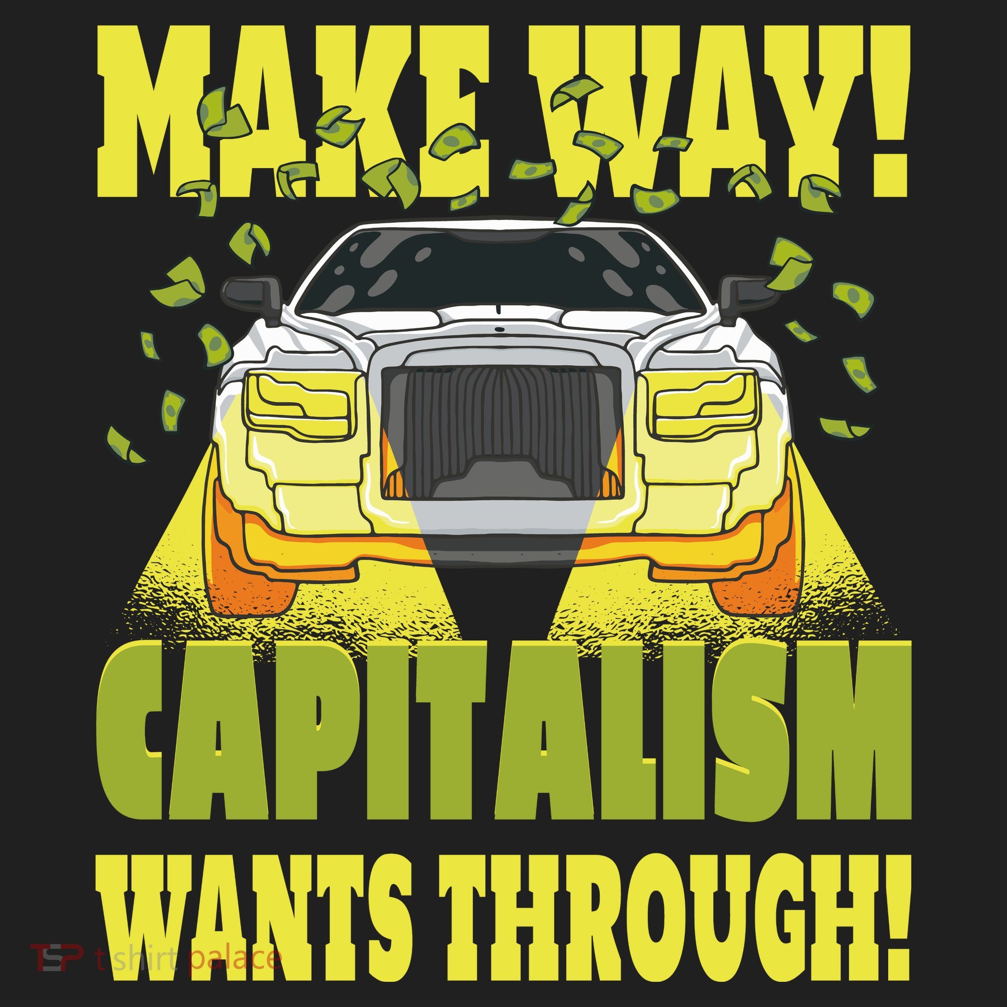 Make Way Capitalism Wants Through Golf Towel