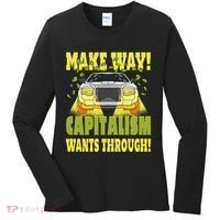 Make Way Capitalism Wants Through Women's Long Sleeve Shirt thumb 0