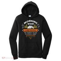 Morning Wood Campgrounds The Perfect Place To Pitch A Tent Women's Hoodie thumb 0