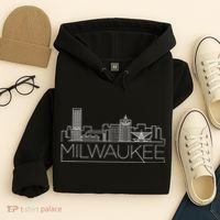 Milwaukee Wisconsin City Skyline Hoodie thumb 4