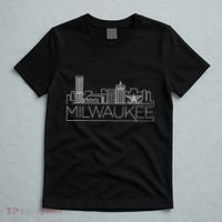 Milwaukee Wisconsin City Skyline T-Shirt thumb 5