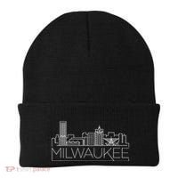 Milwaukee Wisconsin City Skyline Beanie thumb 0
