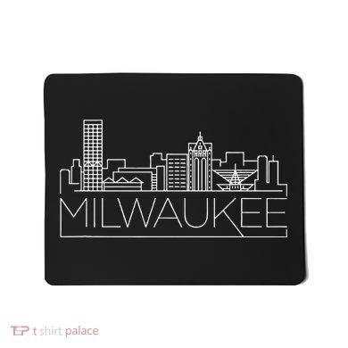 Milwaukee Wisconsin City Skyline Mousepad