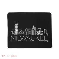 Milwaukee Wisconsin City Skyline Mousepad thumb 0