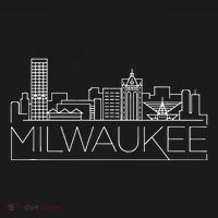Milwaukee Wisconsin City Skyline Baby Bodysuit thumb 2