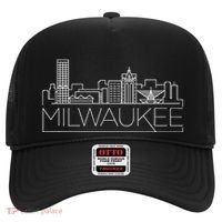 Milwaukee Wisconsin City Skyline Hat thumb 0
