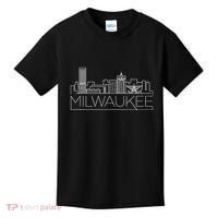Milwaukee Wisconsin City Skyline Kids T-Shirt thumb 0