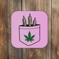 Marijuana Weed Cannabis Leaf Joint Coaster thumb 0