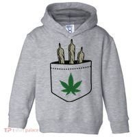 Marijuana Weed Cannabis Leaf Joint Toddler Hoodie thumb 0