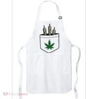 Marijuana Weed Cannabis Leaf Joint Apron thumb 0