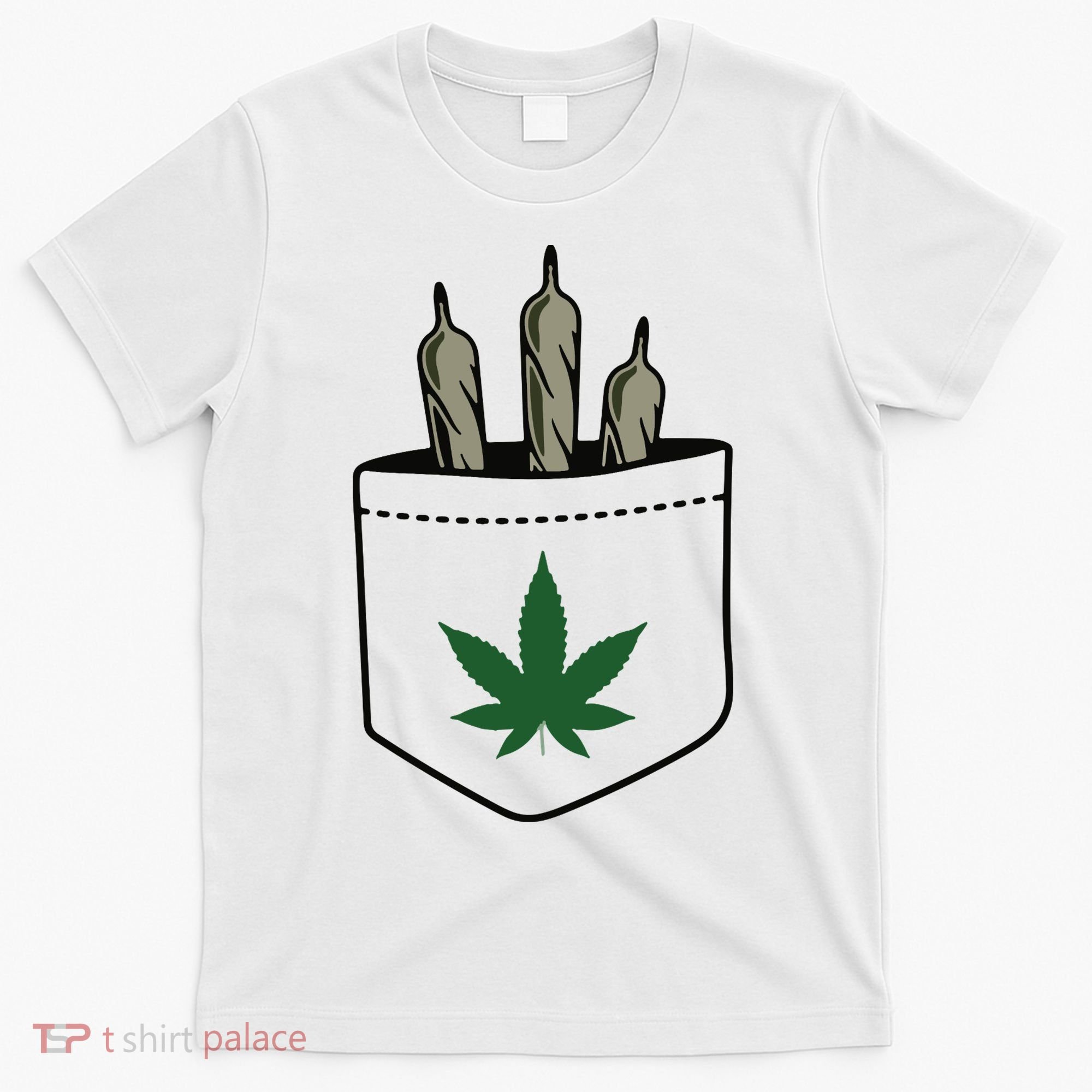 Marijuana Weed Cannabis Leaf Joint T-Shirt