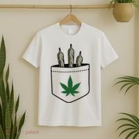 Marijuana Weed Cannabis Leaf Joint T-Shirt thumb 2