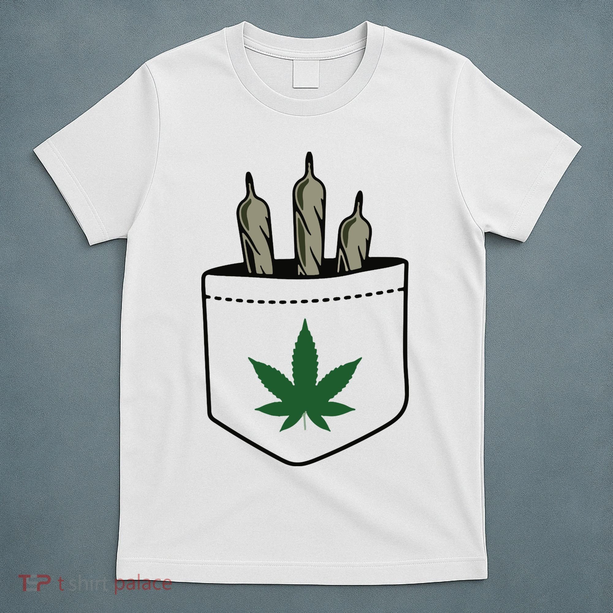Marijuana Weed Cannabis Leaf Joint T-Shirt