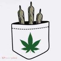 Marijuana Weed Cannabis Leaf Joint Bucket Hat thumb 4