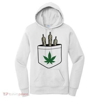 Marijuana Weed Cannabis Leaf Joint Women's Hoodie