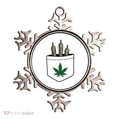 Marijuana Weed Cannabis Leaf Joint Ornament