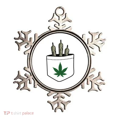 Marijuana Weed Cannabis Leaf Joint Ornament