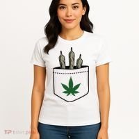 Marijuana Weed Cannabis Leaf Joint Women's T-Shirt thumb 4