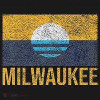 Milwaukee Wisconsin City Flag People's Flag Sunrise Lake Women's Hoodie thumb 2