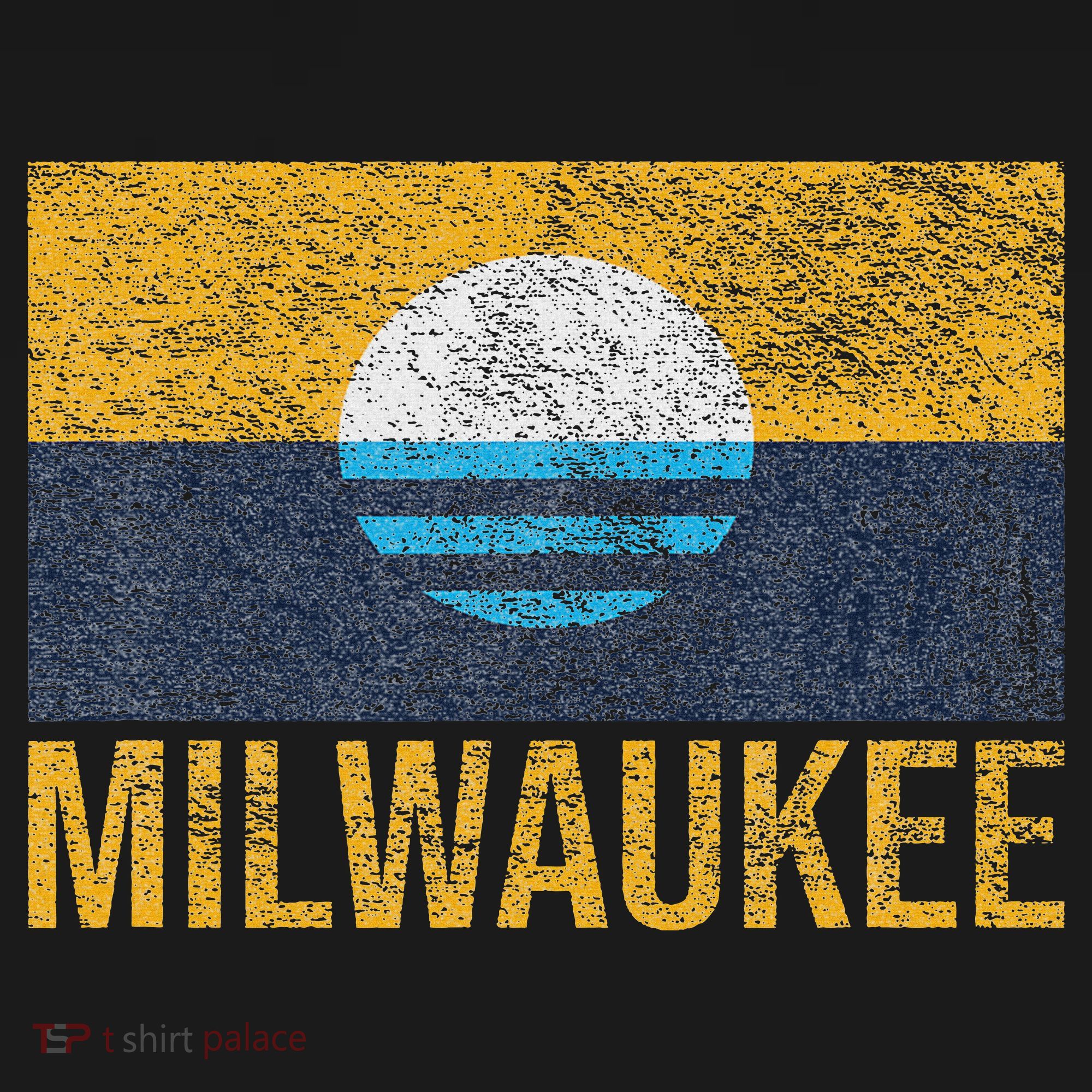 Milwaukee Wisconsin City Flag People's Flag Sunrise Lake Women's Hoodie