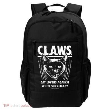 Majorhightide Wearing Claws Cat Lovers Against White Supremacy Backpack
