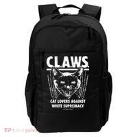 Majorhightide Wearing Claws Cat Lovers Against White Supremacy Backpack thumb 0