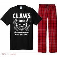 Majorhightide Wearing Claws Cat Lovers Against White Supremacy Pajama Set thumb 0