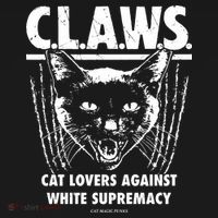 Majorhightide Wearing Claws Cat Lovers Against White Supremacy Toddler T-Shirt thumb 4
