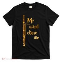 My Wand Chose Me Bassoon Player Bassoonist Musician T-Shirt thumb 0