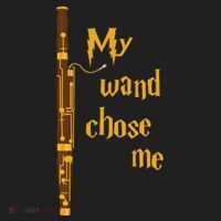 My Wand Chose Me Bassoon Player Bassoonist Musician Beanie thumb 2