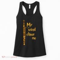 My Wand Chose Me Bassoon Player Bassoonist Musician Women's Tank Top thumb 0