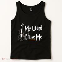 My Wand Chose Me Violin Player Violinist Classic Music Lover Tank Top thumb 2