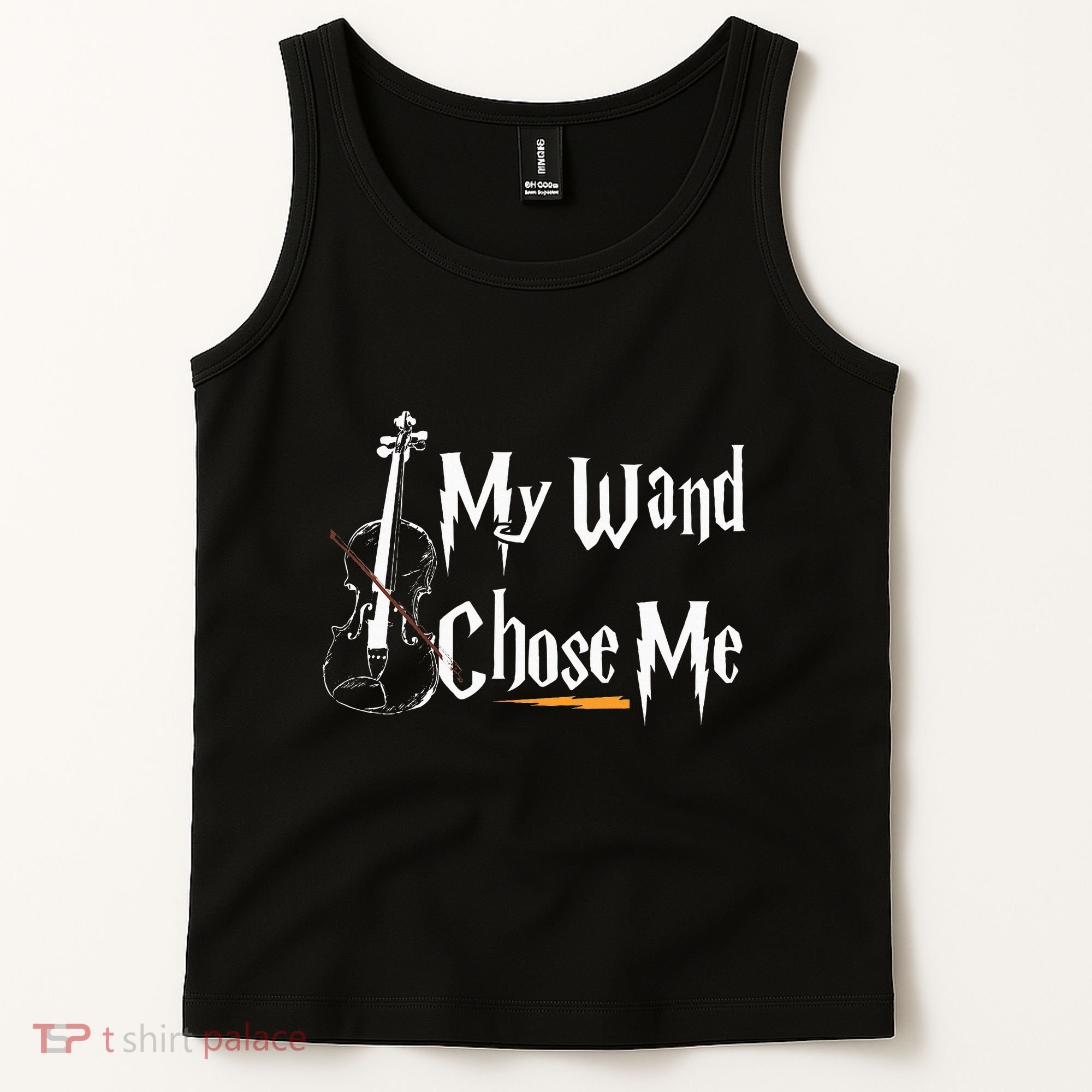 My Wand Chose Me Violin Player Violinist Classic Music Lover Tank Top