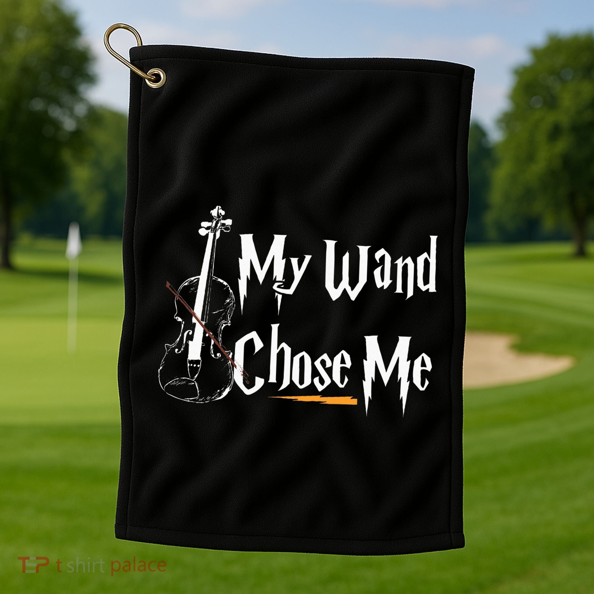 My Wand Chose Me Violin Player Violinist Classic Music Lover Golf Towel
