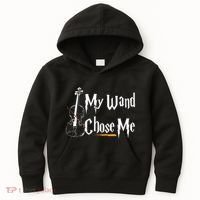 My Wand Chose Me Violin Player Violinist Classic Music Lover Kids Hoodie thumb 0