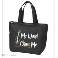 My Wand Chose Me Violin Player Violinist Classic Music Lover Tote Bag thumb 3