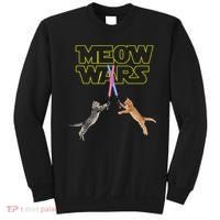 Meow Wars Cat Funny Gifts For Cats Lovers s Sweatshirt thumb 0