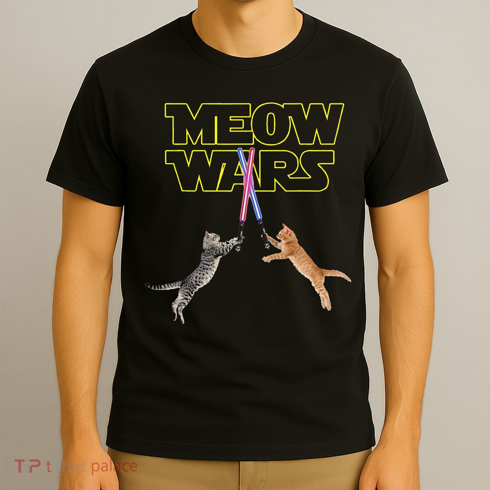 Meow Wars Cat Funny Gifts For Cats Lovers s T-Shirt