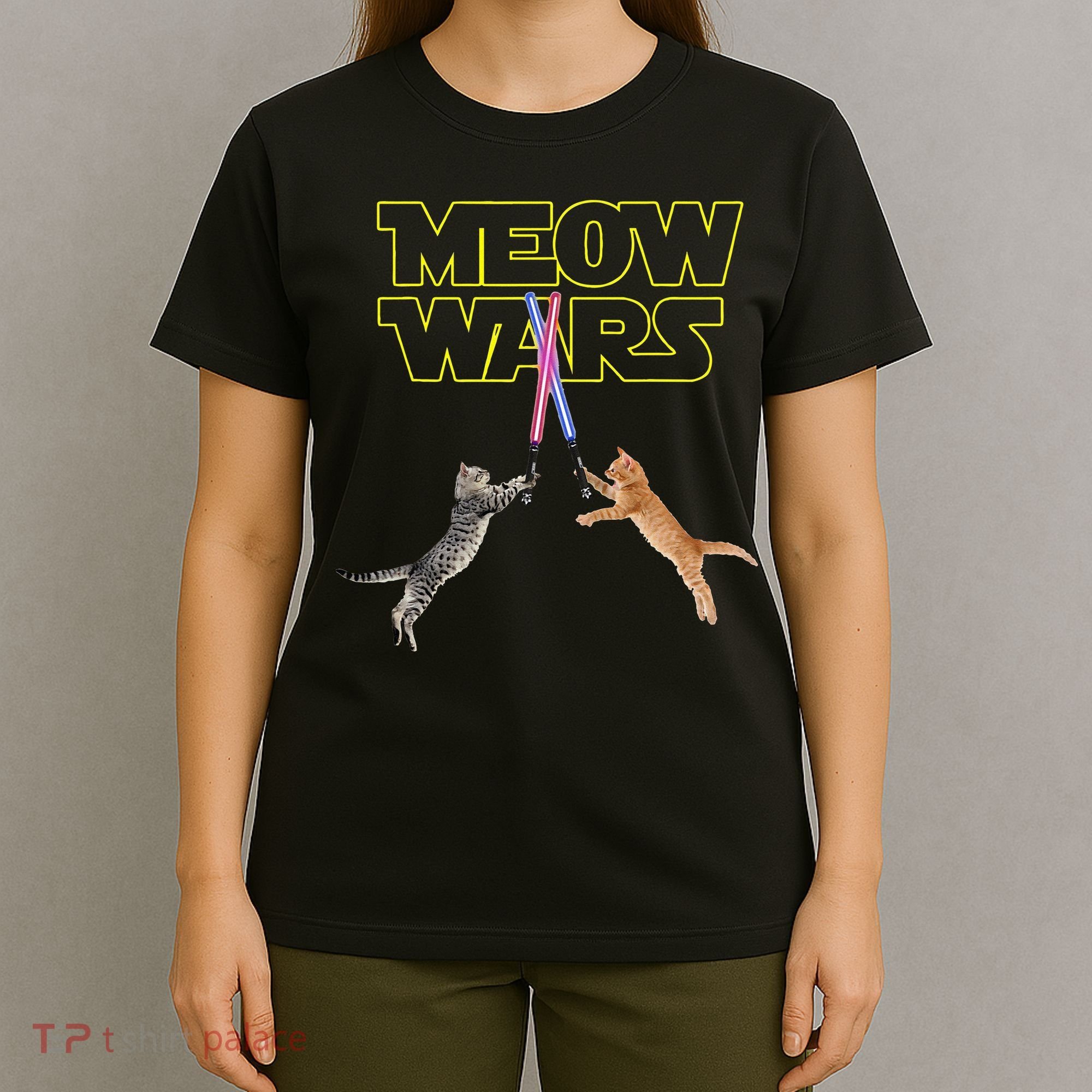 Meow Wars Cat Funny Gifts For Cats Lovers s T-Shirt