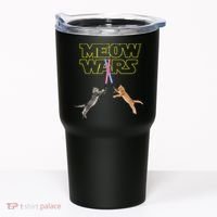 Meow Wars Cat Funny Gifts For Cats Lovers s Tumbler thumb 0