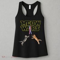 Meow Wars Cat Funny Gifts For Cats Lovers s Women's Tank Top thumb 3