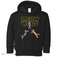 Meow Wars Cat Funny Gifts For Cats Lovers s Toddler Hoodie thumb 0