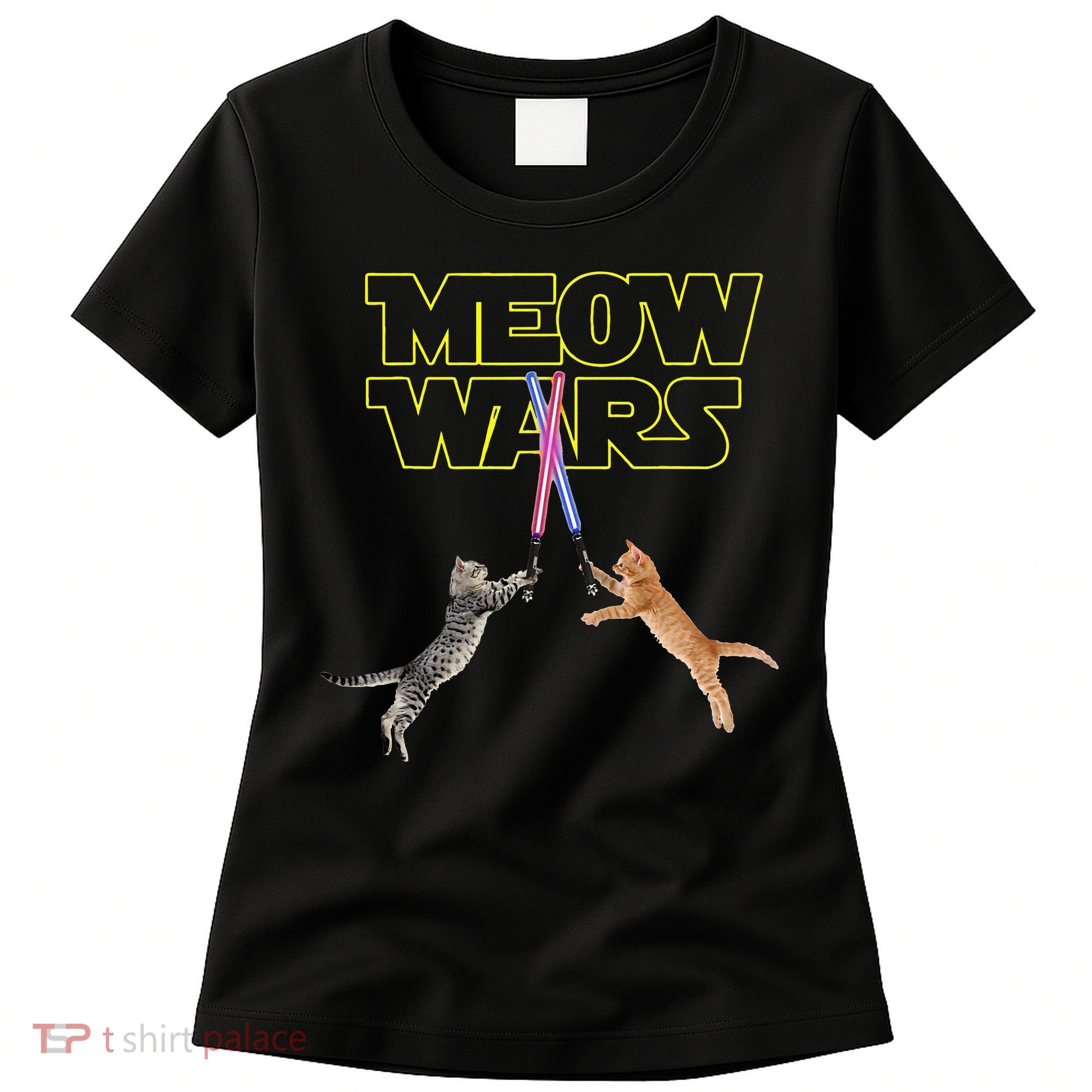 Meow Wars Cat Funny Gifts For Cats Lovers s Women's T-Shirt