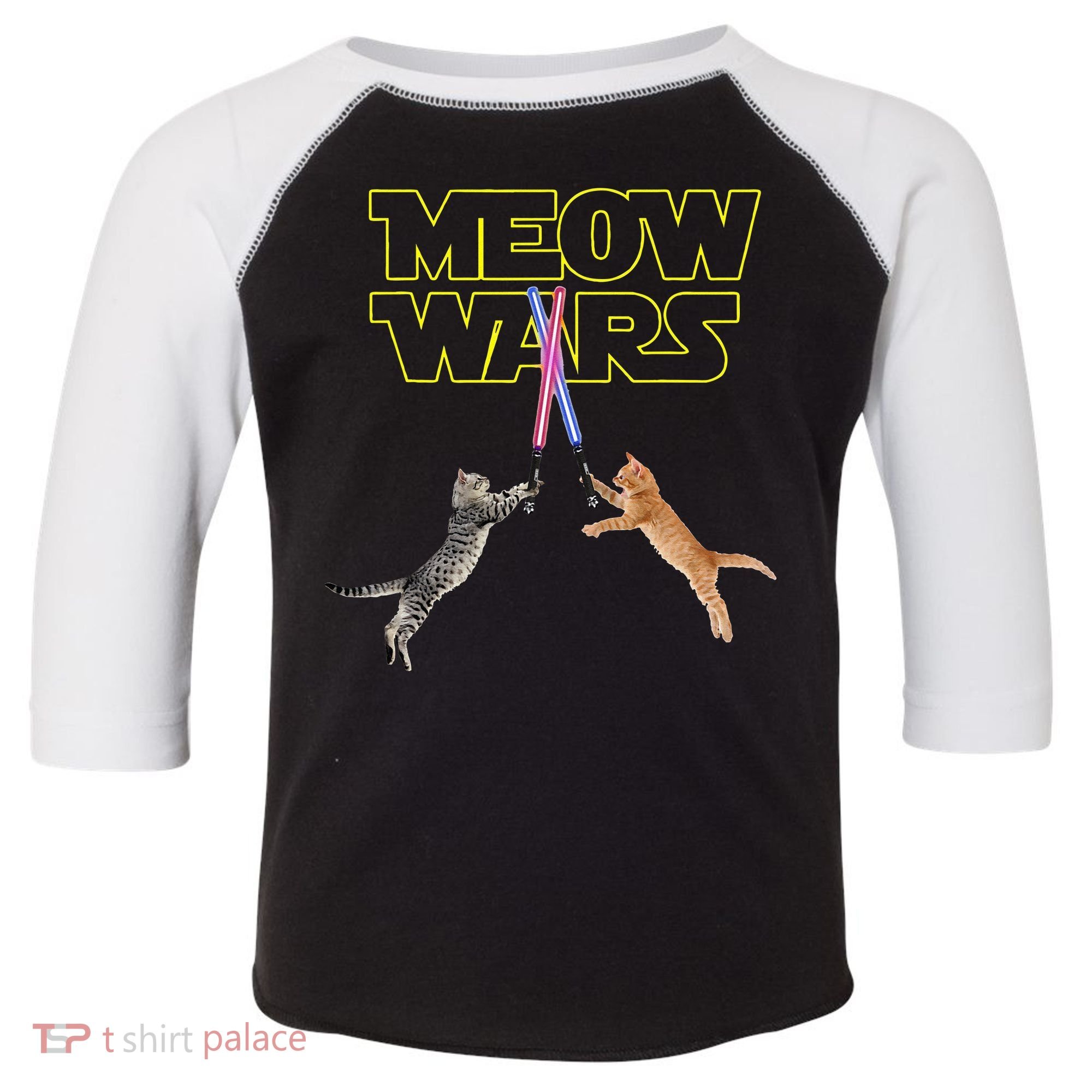 Meow Wars Cat Funny Gifts For Cats Lovers s Toddler Fine Jersey T-Shirt