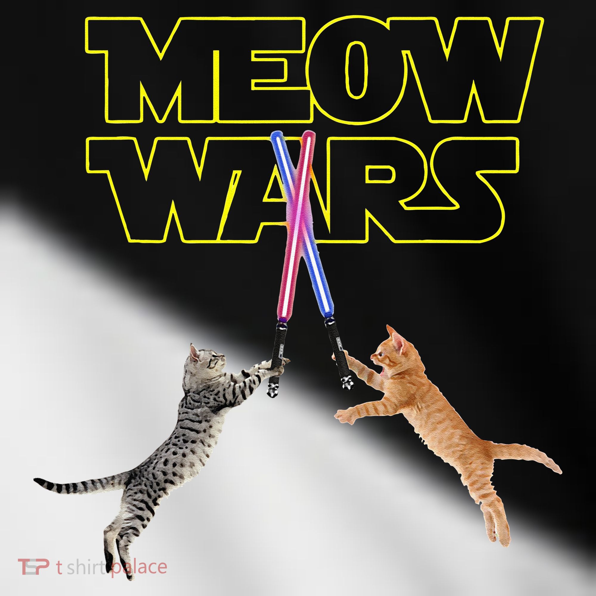 Meow Wars Cat Funny Gifts For Cats Lovers s Toddler Fine Jersey T-Shirt