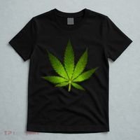 Majestic Weed Cannabis Plant Leaf Silhouette T-Shirt thumb 5