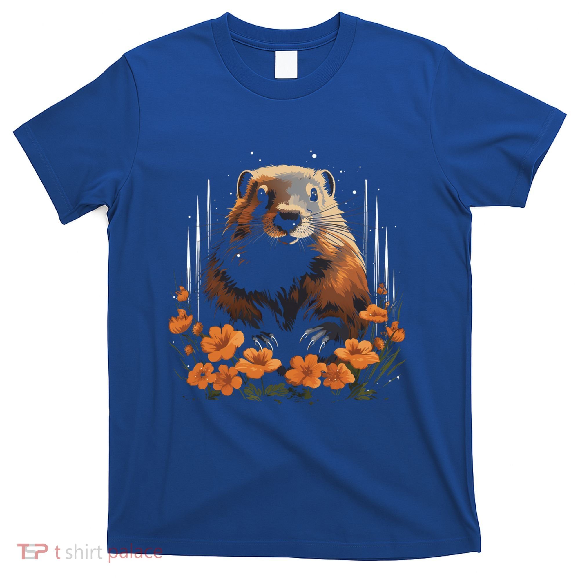 Marmot Wildlife Colorful Marmot Lover Wildlife Animal Gift T-Shirt