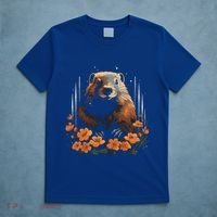 Marmot Wildlife Colorful Marmot Lover Wildlife Animal Gift T-Shirt thumb 5
