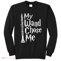 My Wand Chose Me Clarinet Player Clarinetist Music Lover Sweatshirt thumb 0