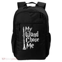 My Wand Chose Me Clarinet Player Clarinetist Music Lover Backpack thumb 0